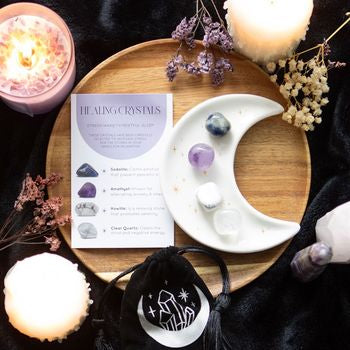 Healing crystals gift set